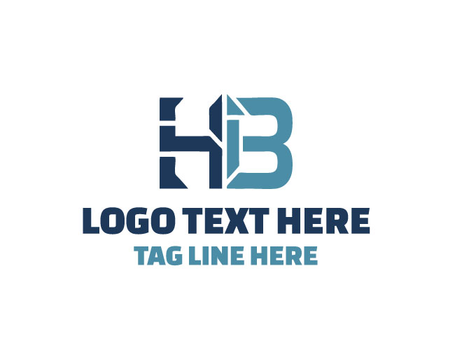 Creative H B Letter Logo