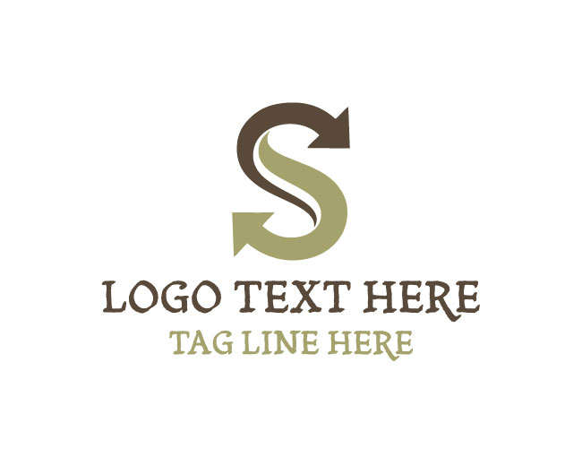 Letter S Arrow Logo
