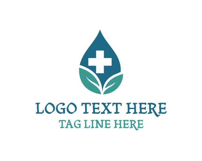  Stylish Medical Drop Logo