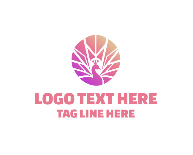 Creative Abstract Peacock Logo