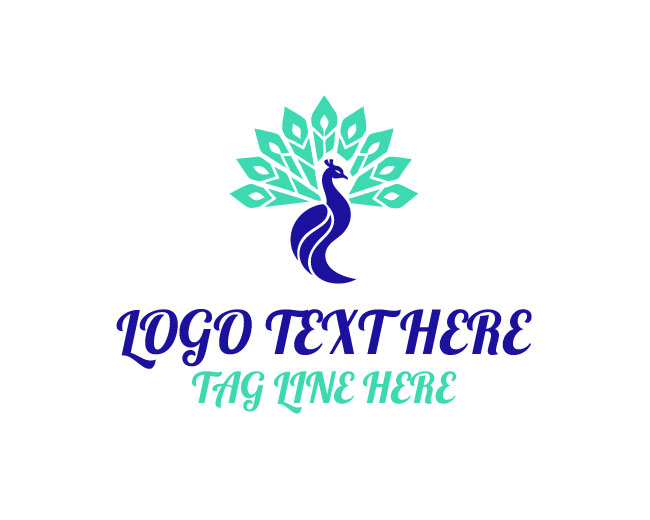  Unique Abstract Peacock Logo