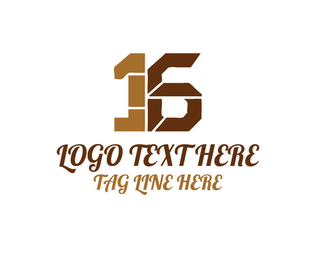 Premium Number 16 Logo