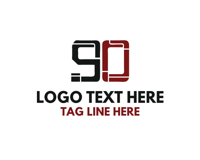 Creative Number 90 Brand Logo