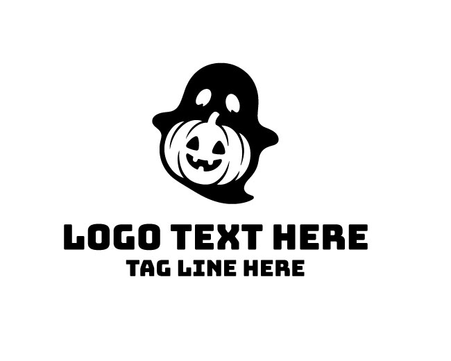 Pumpkin Ghost Logo