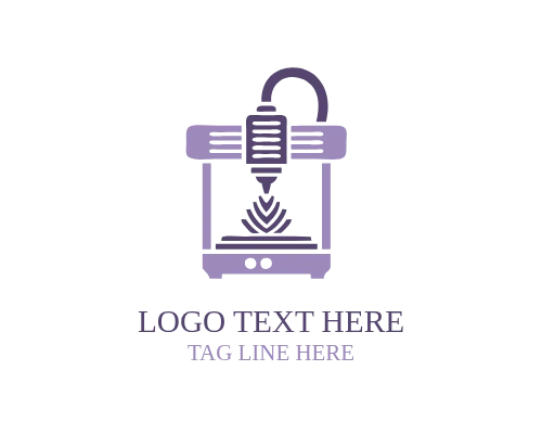 3D Print Laser Badge Logo