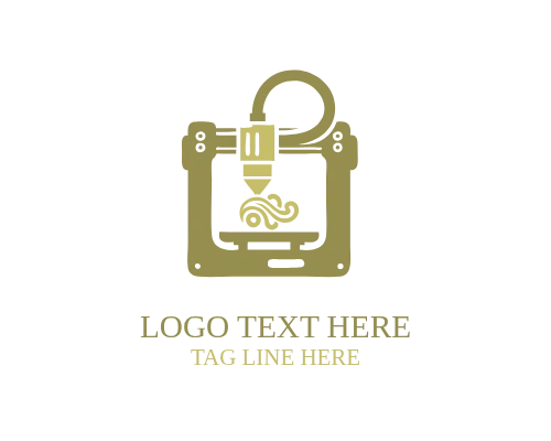 3D Print Laser Shield Logo