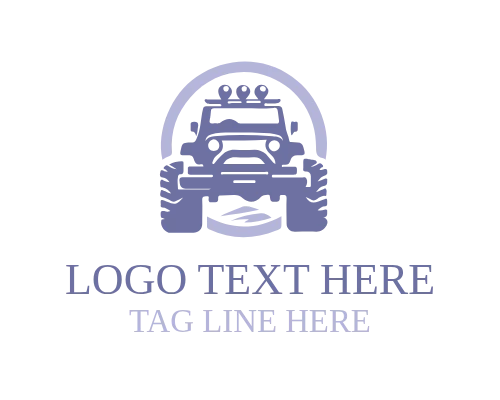 4x4 Off Road Truck Logo