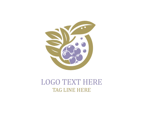 Açaí Berry Cluster Logo