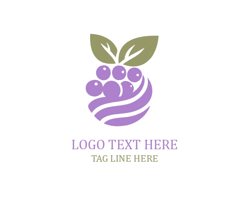 Açaí Smoothie Cup Logo