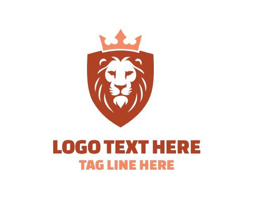 A bold lion crest emphasizing raw strength, courage, and resilience.