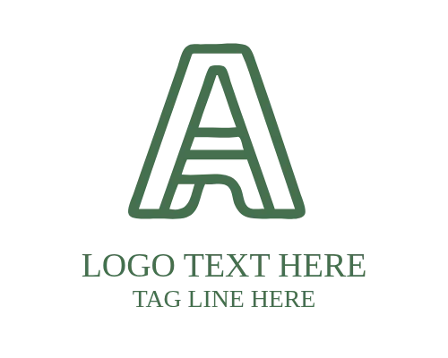 A Monogram Letter Logo