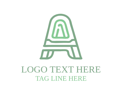 A Monogram Letter Logo