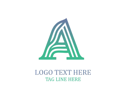A Monogram Letter Logo