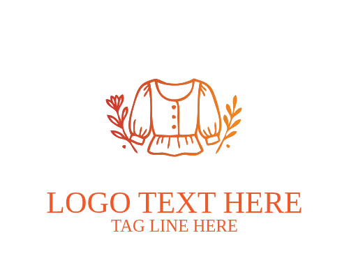 A sharp linear clothing logo 