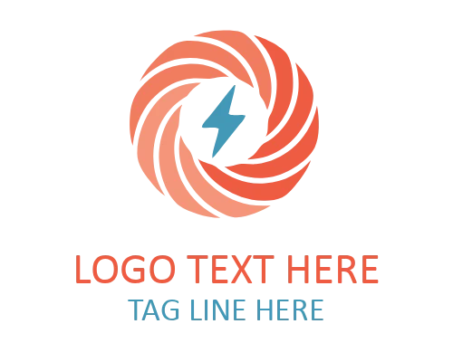 Abstract Air Grid HVAC Logo