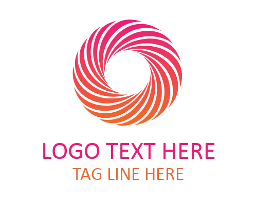 Abstract Air Orbit HVAC Logo