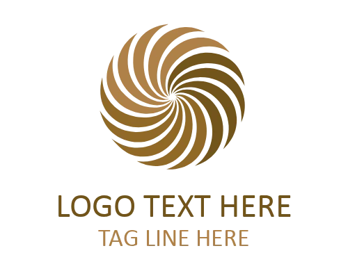Abstract Air Wave HVAC Logo