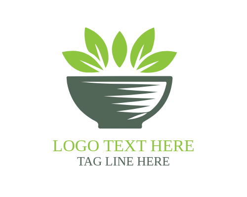 Abstract Bowl Shape Logo for Modern Food Brands