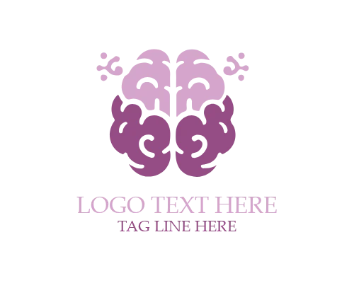 Abstract Brain Logo for Creativity and Modern Design