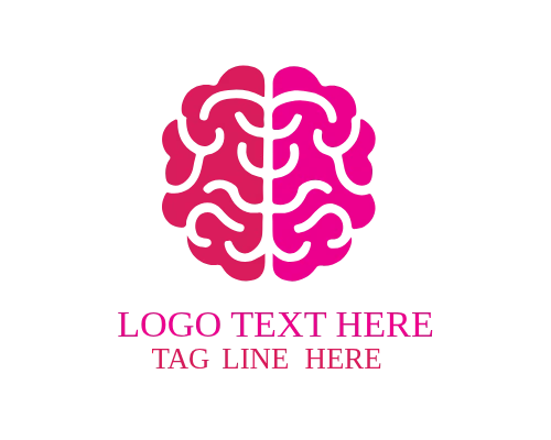 Abstract Brain Logo for Tech and Education