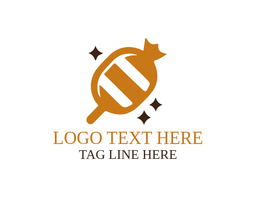  Abstract Candy Logo for Creative Sweet Brands