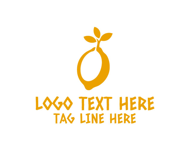 Abstract Citrus Farm Logo