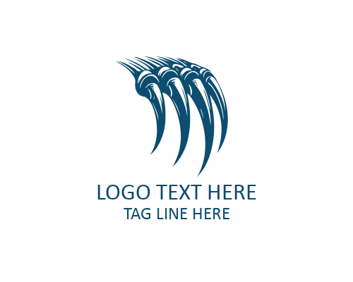 Abstract Claws Logo for Powerful Branding