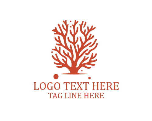 Abstract Coral Symbol Logo