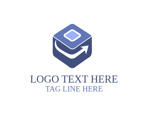 Abstract Cube Business Logo for Professional Services, Consulting Firms, and Corporate Brands