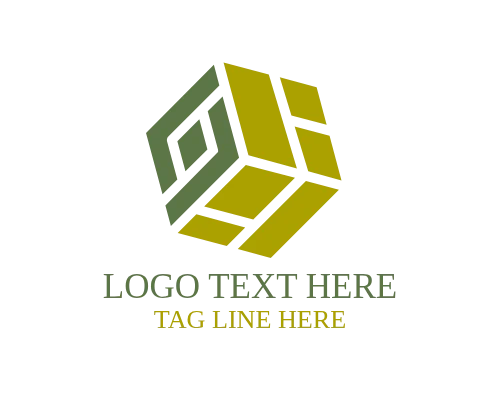 Abstract Cube Logo for Tech and Architecture Brands