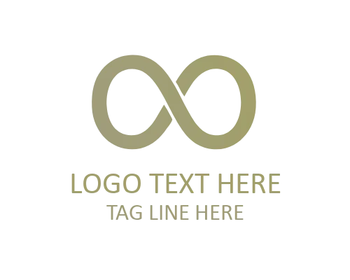 Abstract Curved Loop Logo for Nature and Organic Brands