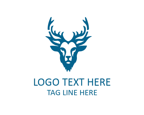 Abstract deer Head Logo for Creative Identity