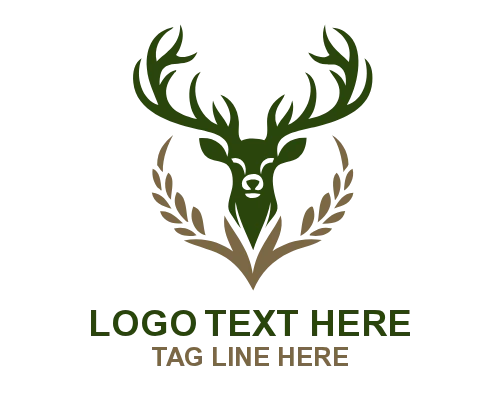 Abstract Deer Logo