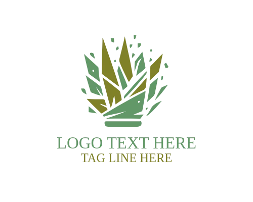 Abstract Diamond Glass Logo for Creative Identity