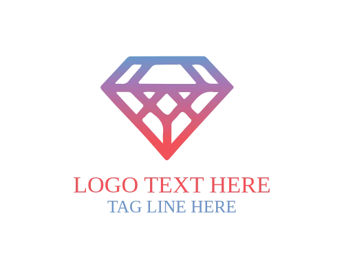 Abstract Diamond Mark Logo