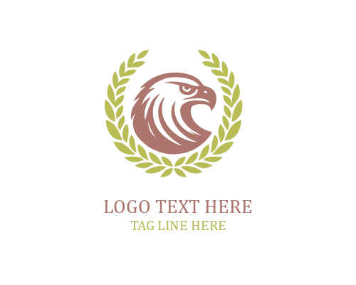 Abstract Eagle Mark Logo