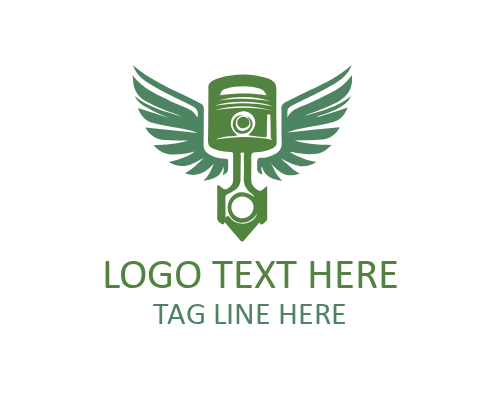 Abstract Elegance Wings Logo
