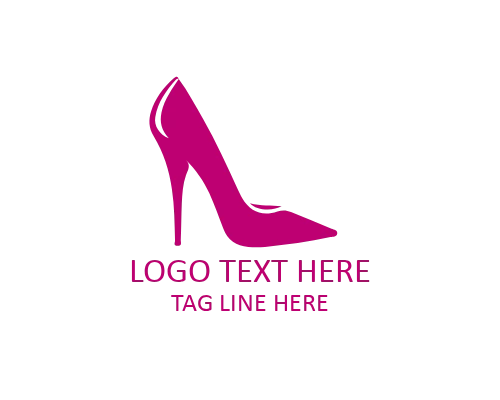 Abstract Fashion Heel Logo for Creative and Modern Brands