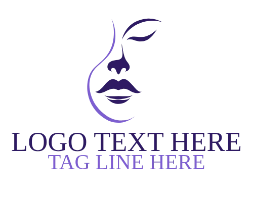  Abstract Female Line Art Logo