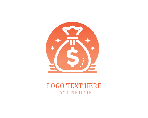Abstract Fintech Money Logo