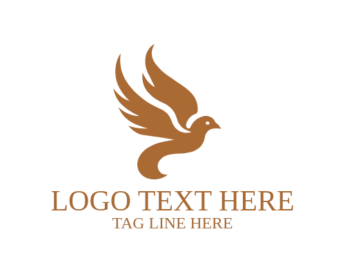 Abstract Flame Bird Logo for Creative and Modern Branding