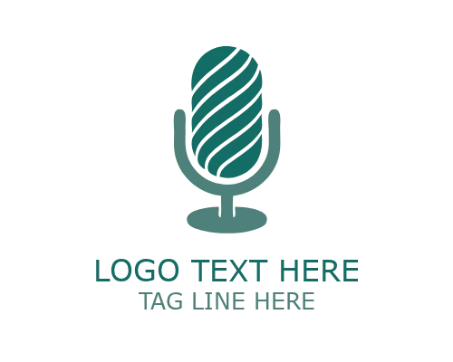 Abstract Frequency Podcast Logo for Audio Branding