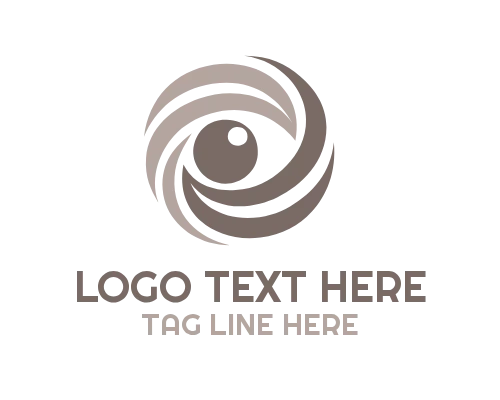 Abstract Futuristic Eye Logo