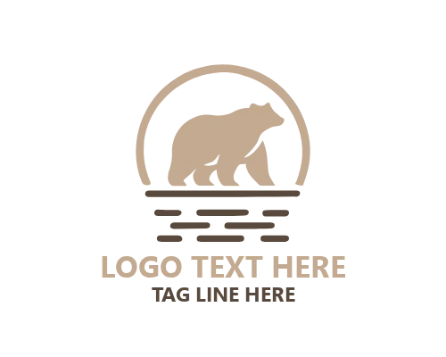 Abstract Geometric Polar Bear Logo for Modern and Creative Brands