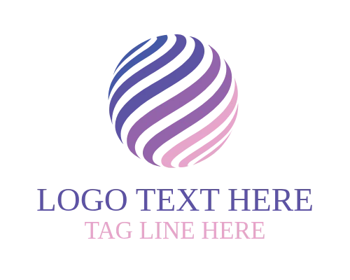 Abstract Globe Logo for Global Branding