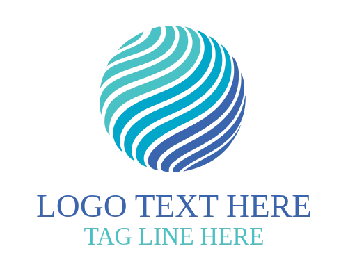 Abstract Globe Minimal Logo for Clean Identity