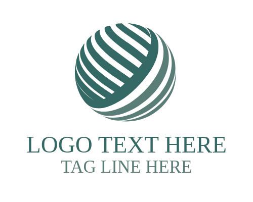 Abstract Globe Network Logo for Digital Branding