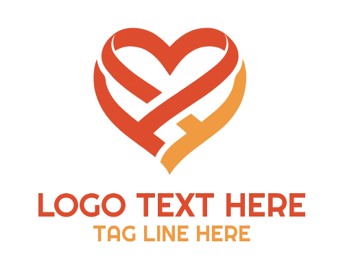 Abstract Heart Logo