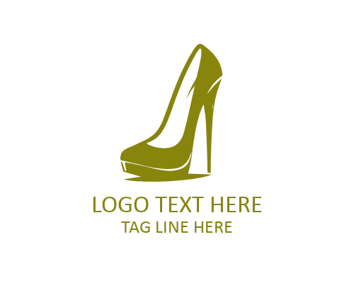Abstract Heel Curve Logo for Modern Fashion and Beauty Brands