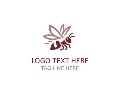 Abstract Honeycomb Bee Logo